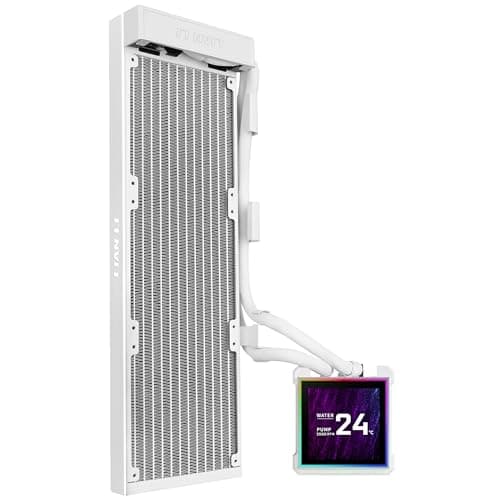 Lian Li HydroShift II LCD-S 360 UNI FAN CL Weiß | 360 mm AiO-Wasserkühlung mit 3,4" IPS-Display – Leistungsstarke Kühlung mit atemberaubender RGB-Beleuchtung Weiß 360 Bild 2