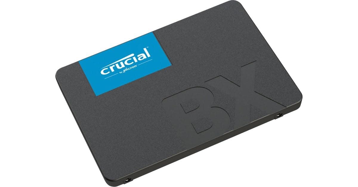 Crucial - Disco Ssd Interno - Bx500 - 500 Gb - 2,5 Pollici (ct500bx500sd1) Standard SSD