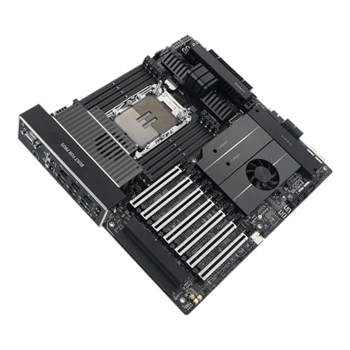 ASUS PRO WS W890E-SAGE SE Intel LGA4710-2 EEB Workstation-Mainboard (7 PCIe 5.0 x16 Steckplätze, Multi-GPU-Unterstützung, Robustes 16+2+2+1+2 Power-Stage-Design, 4 PCIe 5.0 M.2 Steckplätze) Bild 6