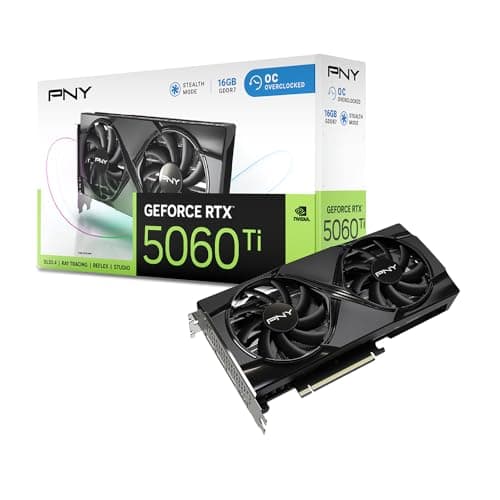 PNY GEFORCE RTX™ 5060 Ti 16GB Overclocked Dual Fan DLSS 4 VCG5060T16DFXPB1-O OCDual Fan Bild 2