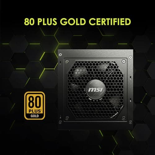 MSI PSU Mag A650GL 80 Plus, Gold, komplett modular 650 W MAG A650GL Bild 4