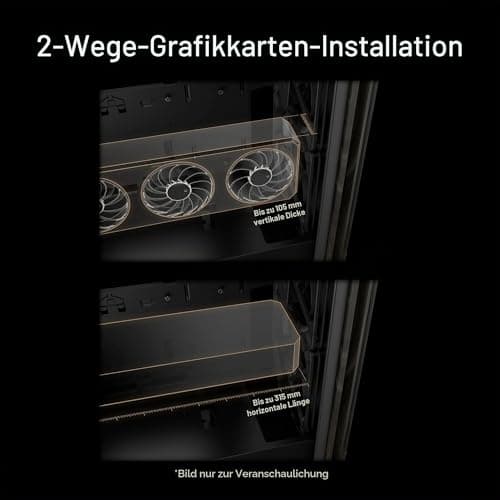 ASUS ProArt PA401 Wood Edition ATX-PC-Gehäuse TG Panel (Seitenteil aus gehärtetem Glas, 240-mm-Radiatorhalterung, 160x32-mm-Lüfter, abnehmbare Netzteilhalterung, rückseitige Kabelklemmen) Bild 6