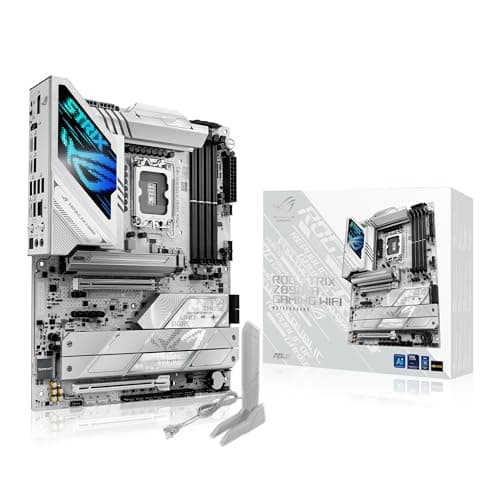 ASUS ROG Strix Z890-A Gaming WiFi Mainboard Sockel Intel LGA 1851 (ATX, Advanced AI, DDR5, WiFi 7, 5X M.2, PCIe 5.0, 2X Thunderbolt 4, Q-Release, DIMM Flex)
