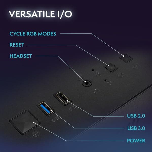 Vibox V-315 Gaming PC • AMD Ryzen 5 5500 6-Kern • AMD Radeon RX 9070 12GB • 16GB RAM • 1TB SSD • Windows 11 • WLAN 6 + Bluetooth 5.4 Weiß 1 TB 16 GB RX 9070 Windows 11 Home Bild 8