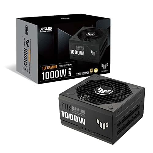 Asus Netzteil TUF Gaming 1000W Gold 80 Plus, 5 SATA-Anschlüsse, 4 Molex-Steckverbinder, Eingangsspannung 100-240V, 20+4 Pin ATX