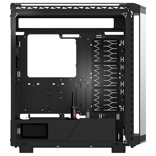 XPG BATTLECRUISER II ST E-ATX 4 Fan ARGB gehärtetes Glas, schwarz, BATTLECRUISERIIST-BKC Bild 8