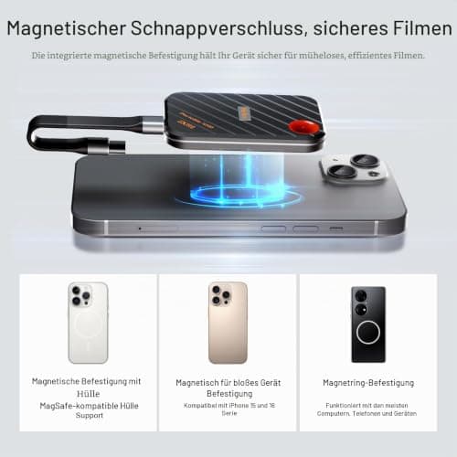 Netac ZX20 II 1TB Portable SSD NVMe Externe Festplatte, USB 3.2-C, Lesegeschwindigkeit bis zu 2000MB/s, Externe Solid State Laufwerke (magnetisches Design, stoß- und fallfest) Bild 6