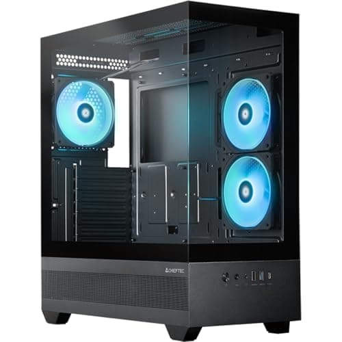 Chieftec Computer Case Midi Tower Black, GT-01B-OP