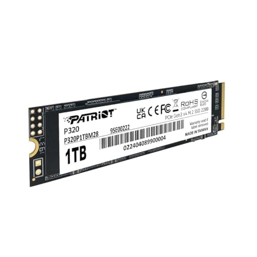 Patriot P320 1TB Interne SSD - NVMe PCIe Gen 3x4 - M.2 2280 - Solid State Drive - P320P1TBM28 Bild 5
