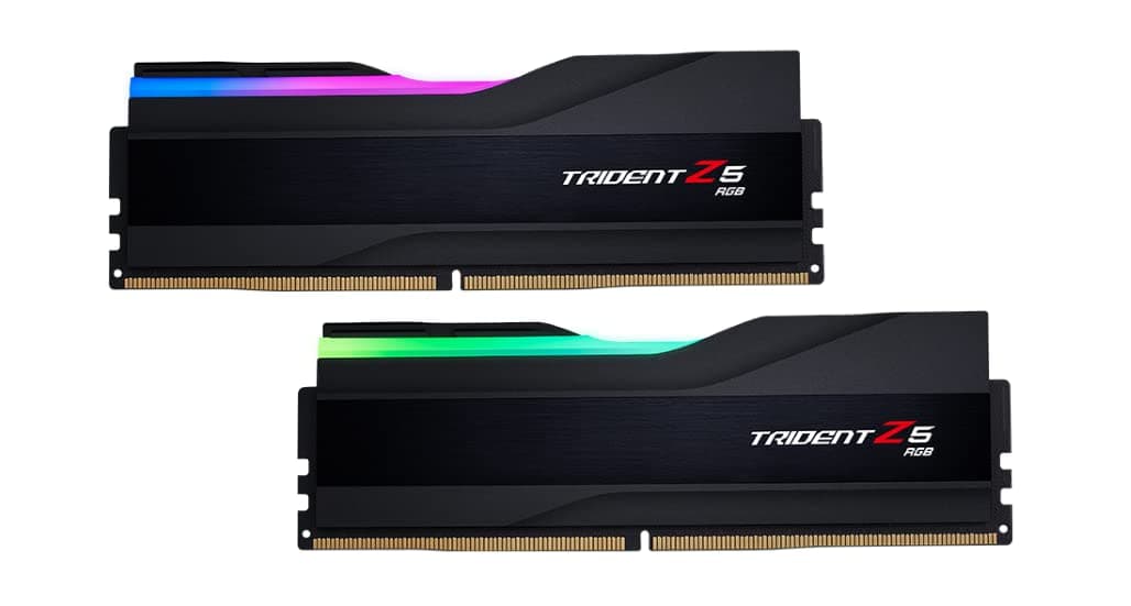 G.SKILL 32GB DDR5 Trident Z5 RGB 5600MHz CL36 Dual Channel Kit 2X 16GB Schwarz Bild 4