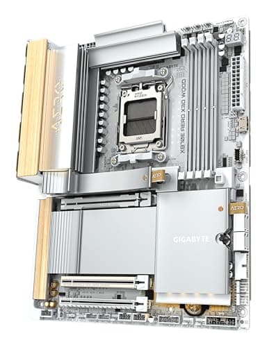 GIGABYTE X870E AERO X3D Wood Mainboard - Unterstützt AMD Ryzen 9000 CPUs, digitales 16+2+2-Phasen-VRM, bis zu 9000Hz DDR5 (O.C.), 2xPCIe 5.0 + 2xPCIe 4.0, Wi-Fi 7, 5GbE LAN, USB 4 Bild 8