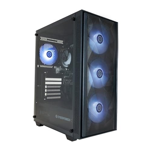 CYBERPOWERPC Regiment Gaming PC - AMD Ryzen 5 8500G, 16GB RAM, 500GB NVMe SSD, 450W PSU, Wi-Fi, Windows 11, Sylph AMD Ryzen 5 8500G with Radeon Graphics Bild 2