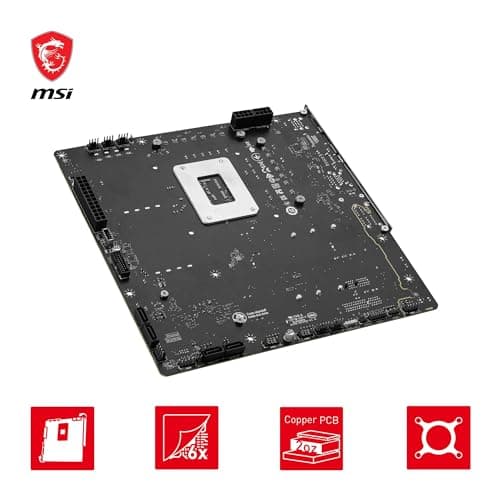 MSI B760M Project Zero Mainboard, Back Connect mATX - Unterstützt Intel Core Prozessoren der 14., 13 und 12. Generation LGA 1700, DDR5 7800+MHz/OC, PCIe 5.0 x16, Bild 6
