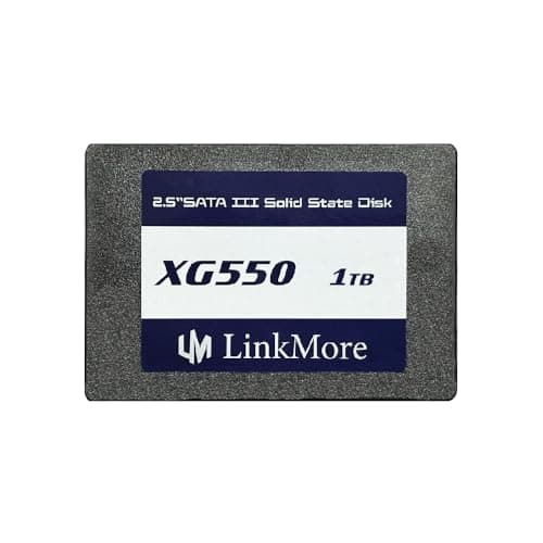 LinkMore XG550 1 TB interne SSD SATA III 2,5" (6 Gb/s) SSD, Lesegeschwindigkeit bis zu 550 MB/s, kompatibel mit 2,5 Zoll Laptops und Desktop-PCs 1TB Bild 2