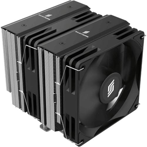 Titan Performance CPU-Luftkühler, Dual-Tower, 6 Kupfer-Heatpipes, 2x 120mm PWM Lüfter mit Hydro-Lager, TDP bis 265W, Kompatibel mit Intel LGA 115X/1200/1700/1851 und AMD AM4/AM5 Bild 2