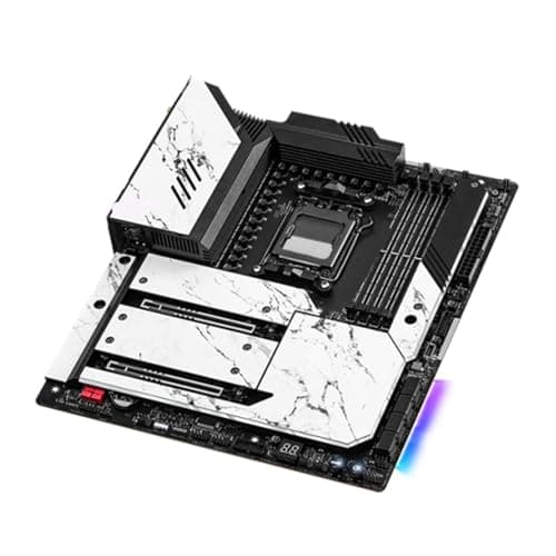for X670E Motherboard Unterstützung 9900X 8700F 7900X3D 7800X3D 7500F CPU DDR5 7800MHz M.2 EATX X670 AM5 Bord for ASRock, Replacement Part Bild 8