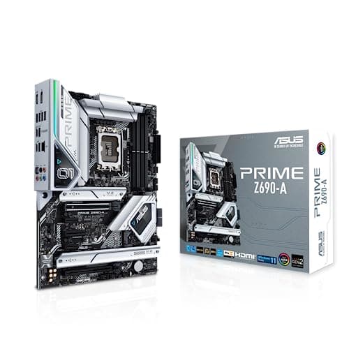 ASUS Prime Z690-A Gaming Mainboard Sockel Intel LGA 1700 (Intel Z690, ATX, PCIe 5.0, 4x M.2, DDR5-Speicher, Thunderbolt 4, Aura Sync)