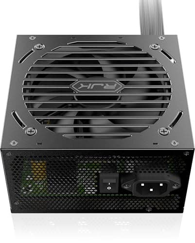RAIJINTEK CRATOS LITE 650W Black, 80 Plus Gold, ATX 3.1, Nicht-Modulares PC-Netzteil, PCIe 5.1 Ready, 120mm Smart Fan, DC-to-DC, 12V-2×6 Anschluss, 5 Jahre Garantie Bild 8
