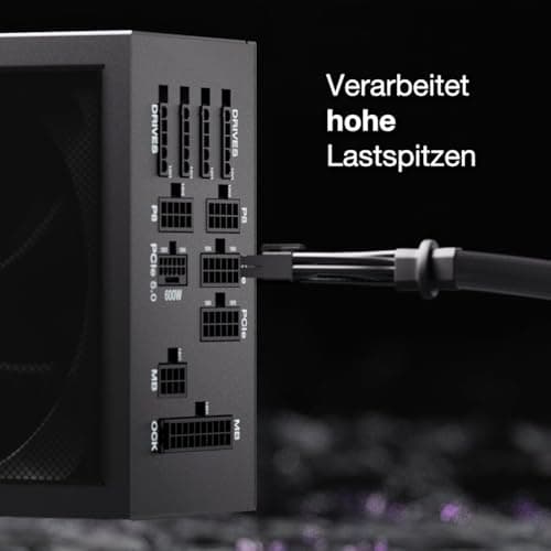 be quiet! Dark Power 13 850W, ATX 3.0, 80 Plus® Titanium, modular Netzteil, PCIe 5.0 und PCIe 4.0 Grafikkarten, 12VHPWR Kabel enthalten, nahezu unhörbarer Silent Wings-Lüfter Bild 6