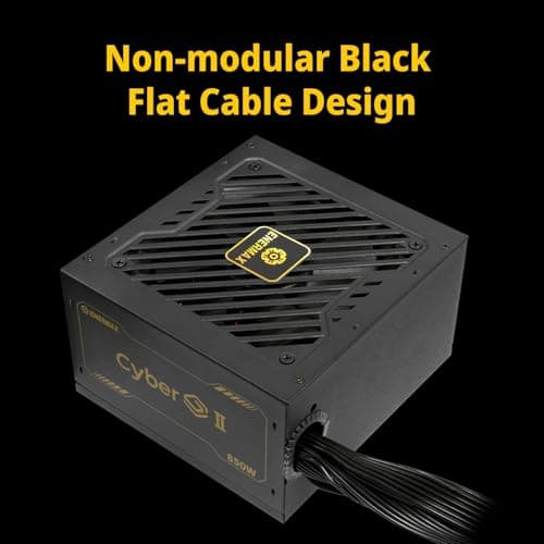 Enermax CYBERG II 650 Watt | Nicht-modulares ATX 3.1-Netzteil | 2X PCIe (6+2) |80 Plus Gold |geräuscharmer 120mm SB-Lüfter | 105°C jap. Kondensatoren |ERV650G-AHG-NAC CYBERG II 650W Bild 6