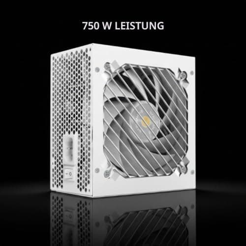 Mars Gaming MPB750PSI, PC-Netzteil Full Modular 750W, 10 Jahre Garantie, 80Plus Gold 90%, Lüfter SI Extreme Silence, Technologien AI2-RPM, DC-DC und SMD, ATX 3.1 und PCIe 5.1 Schwarz MPB750PSIW Bild 3