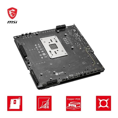 MSI B650M Project Zero Motherboard, Back-Connect Micro-ATX - Unterstützt Ryzen 9000, 8000 & 7000 Serie Prozessoren, AM5 - DDR5 Memory Boost 6400+MHz/OC, 1 x PCIe 4.0 x16, 2 x M.2 Gen4, Wi-Fi 6E Bild 6