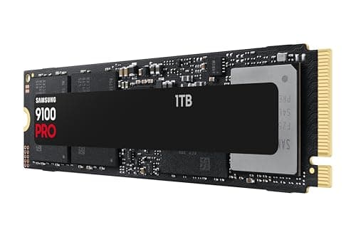 Samsung 9100 PRO NVMe M.2 SSD, 1 TB, PCIe 5.0, 14.700 MB/s Lesen, 13.300 MB/s Schreiben, Interne SSD für Gaming, Videobearbeitung und AI, Schwarz, MZ-VAP1T0BW Bild 3