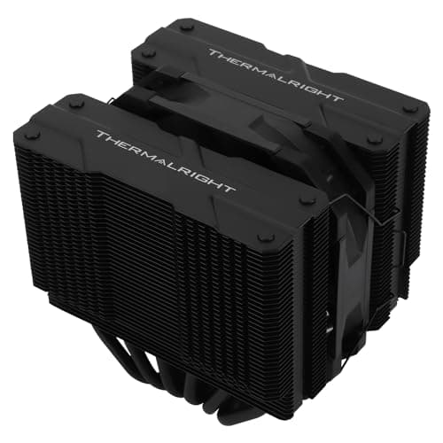 Thermalright Peerless Assassin 120 MINI Black CPU-Luftkühler, 6 Heatpipes, 120mm TL-D12B PWM-Lüfter,135mm hoch, Doppelturmkühler, für AM4/AM5/Intel LGA 1851/1700/1150/1151/1200/2011