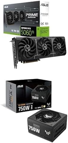 ASUS *Upgrade Bundle Prime GeForce RTX 5060 Ti 8GB GDDR7 OC Edition Gaming Grafikkarte TUF Gaming 750W Gold Netzteil