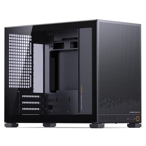 Jonsbo D32 STD PC-Gehäuse Schwarz | Mini Case für Micro-ATX mit Tempered Glass, Back-Connect-kompatibel, starker Airflow, kompakt & stylish für Gaming Builds Bild 2