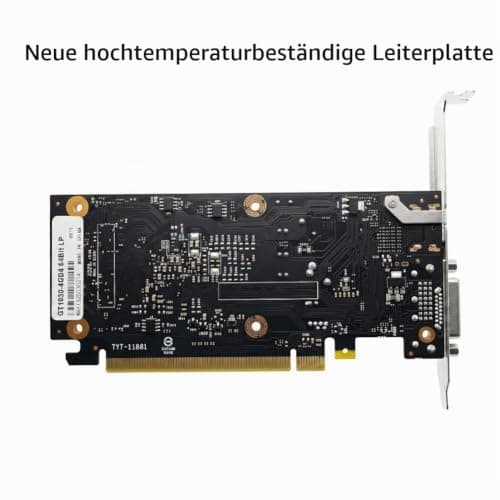 GT 1030 Grafikkarte, 4GB GDDR4 64-bit, HDMI DVI, Low Profile, PC Video Card Gaming, Computer GPU, 4K Support, DirectX 12, 2 Displays Support Bild 6