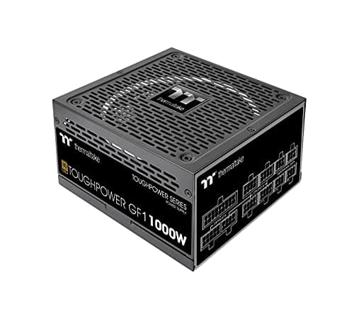 Thermaltake GF1 1000W | PC-ATX-Netzteil | 80-Plus-Gold | voll-modular | leiser 140 Lüfter | EU Zertifiziert | schwarz