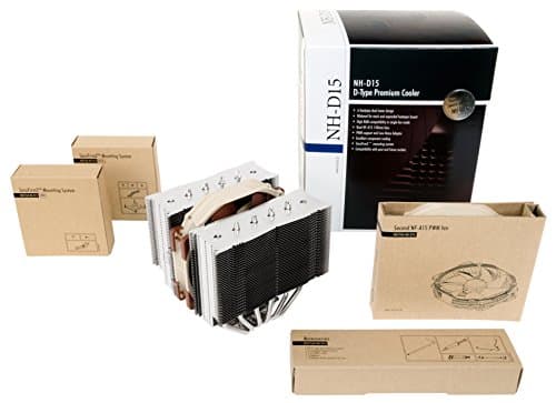 Noctua NH-D15, Premium CPU Kühler mit 2x NF-A15 PWM 140mm Lüftern (Braun) Bild 7