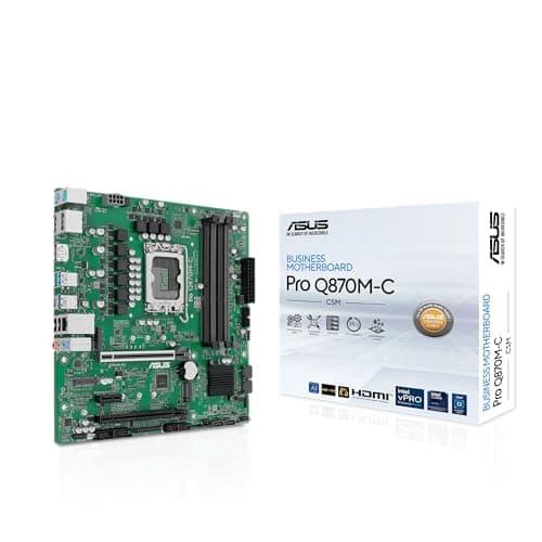 ASUS PRO Q870M-C-CSM Business Mainboard Sockel Intel LGA 1851 (Micro-ATX, Intel VPro, DDR5 Speicher, PCIe 5.0, Q-LED Core, ASUS Control Center Express, SafeSlot) Bild 6