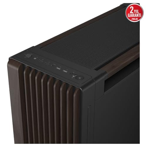 ASUS ProArt PA602 Wood Edition Modern Black E-ATX-Gehäuse mit Platte aus gehärtetem Glas, unterstützt GPUs bis 440 mm und 420 mm Radiatoren, 140 mm und 200 mm Lüfter vorinstalliert Bild 8