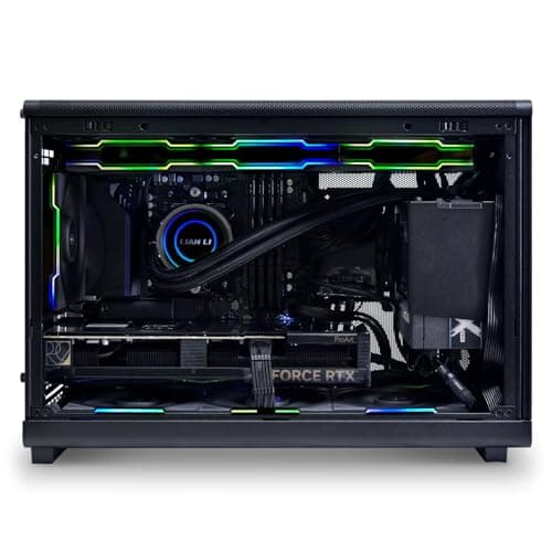 Lian Li DAN Cases A3-mATX Wood Edition PC-Gehäuse, Micro-ATX, Tempered Glass, Walnuss-Holz, schwarz Walnuss Schwarz Hartglas Bild 8