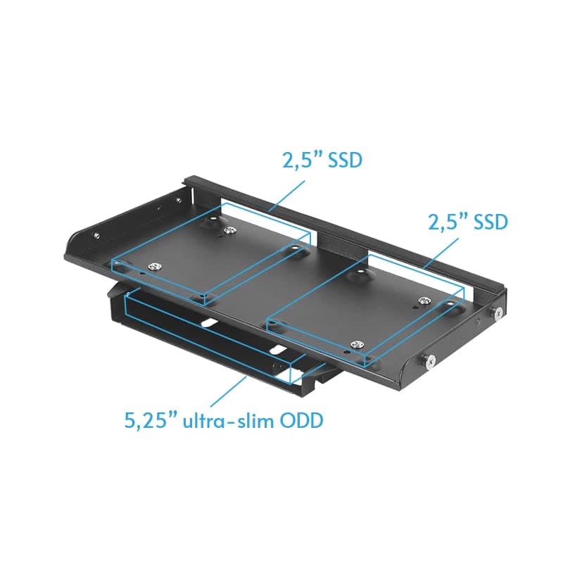 Chieftec CN-01B-Op Computer Case Cubo Nero (geh Chieftec Pro Cube Mini CN-01B-Op o) Bild 7