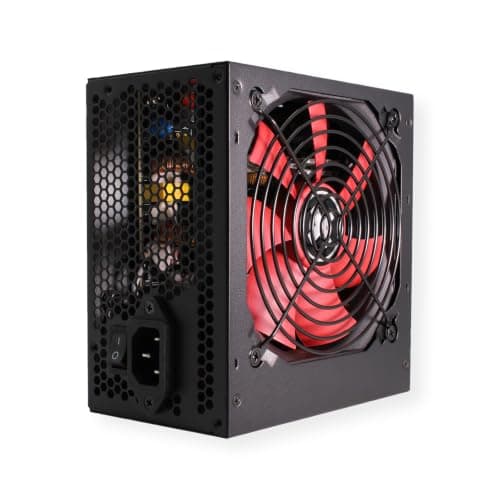 Xilence XP600R6 PC Netzteil, 600W Peak Power, ATX, rot/schwarz Bild 7
