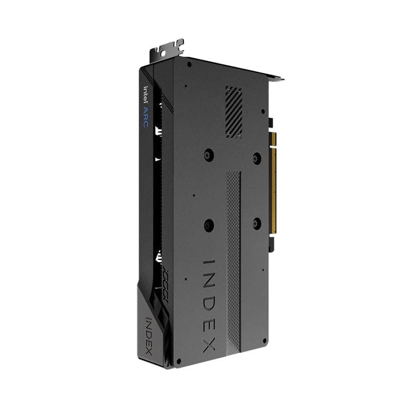 Cutesliving GUNNIR Intel Arc A380 Index 6G GDDR6-Grafikkarte mit XeSS-Technologie, 2 GHz Taktfrequenz, PCIe 4.0, 1x HDMI 2.0- und 3X DP 2.0-Ausgänge, 75 W TBP, Zwei Lüfter für Streaming und Gaming Schwarz Bild 7