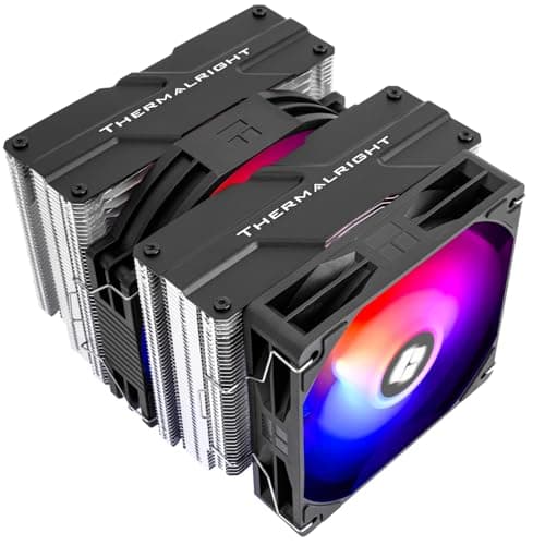 Thermalright Peerless Assassin 140 SE ARGB CPU-Kühlung, 6 x 6 mm Heatpipes CPU-Kühler, Dual-Towers und Dual-Lüfter-Kühler, für Intel LGA1700/1851/115x, AM4/AM5