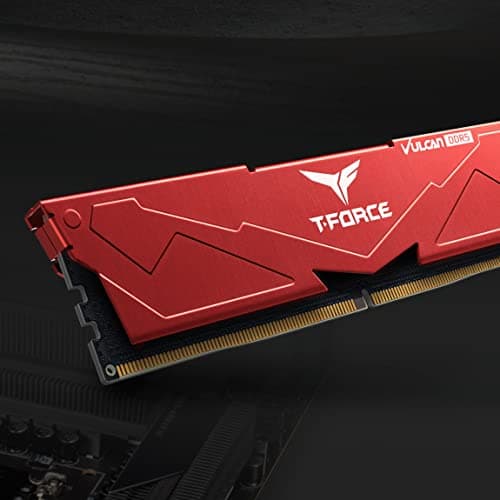 TEAMGROUP RAM Team D5 6400 32GB C40 Vulcan Red K2 2x16GB 6400 MHz CL 40-40-40-84 rot Bild 8