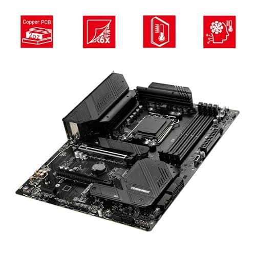 MSI MAG B650 Tomahawk WiFi Mainboard, ATX - Unterstützt Ryzen 9000, 8000 & 7000 Serie Prozessoren, AM5-14 Duet Rail 80A VRM, DDR5 Memory Boost 6400+MHz/OC, 2 x PCIe 4.0 x16, 3X M.2 Gen4, Wi-Fi 6E Bild 8