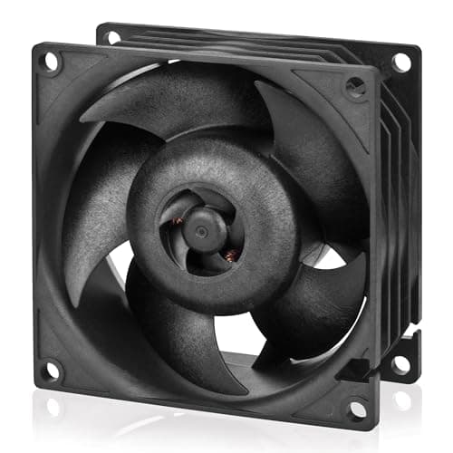 ARCTIC S8038-7K - Server Lüfter, 80x80x38 mm, 500-7000 rpm, PWM reguliert, 4-Pin Anschluss, 12 V DC - Schwarz 1 Stück Bild 2