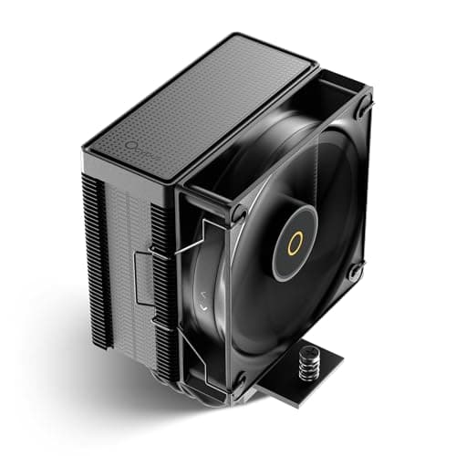 Gamma A40 BK CPU Kühler,100mm PWM Lüfter,133mm Höhe Single Tower Computer Kompakt CPU Luftkühler,4 Kupfer Direktkontakt Heatpipes,für Intel LGA 115X/1200/1700/1851 &AMD AM4/AM5
