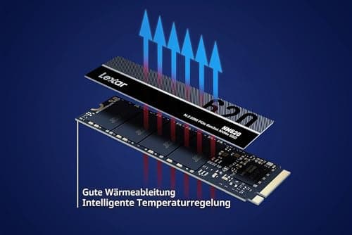 Lexar SSD 512GB, M.2 2280 PCIe Gen3x4 NVMe 1.4 Interne SSD, Bis zu 3500MB/s Lesen, 2400MB/s Schreiben, 3D NAND Flash Solid-State-Laufwerk für PC-Enthusiasten und Gamer NM620 512GB Bild 8