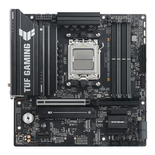 ASUS TUF Gaming B650EM-E WiFi AMD mATX Motherboard, 8+2+1 80A DrMOS Power Stages, DDR5, PCIe 5.0, Three M.2 Slots, WiFi 6, 2.5Gb Ethernet, DisplayPort, HDMI™, Rear USB-C 10Gbps and Front USB-C 5Gbps Bild 8