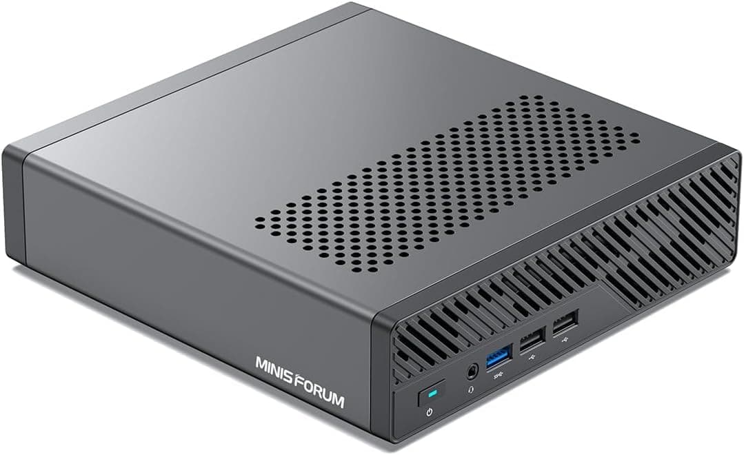 MINIS FORUM Mini PC Workstation MS-A1, AMD Ryzen 9 9950X (Zen 5, 16 Kerne/32 Threads, bis zu 5,7 GHz), OCuLink, Dual 2,5G LAN, 4X M.2 PCIe, HDMI/DP/USB-C, Barebone (ohne RAM/SSD) MS-A1-A5995 0/0 GB