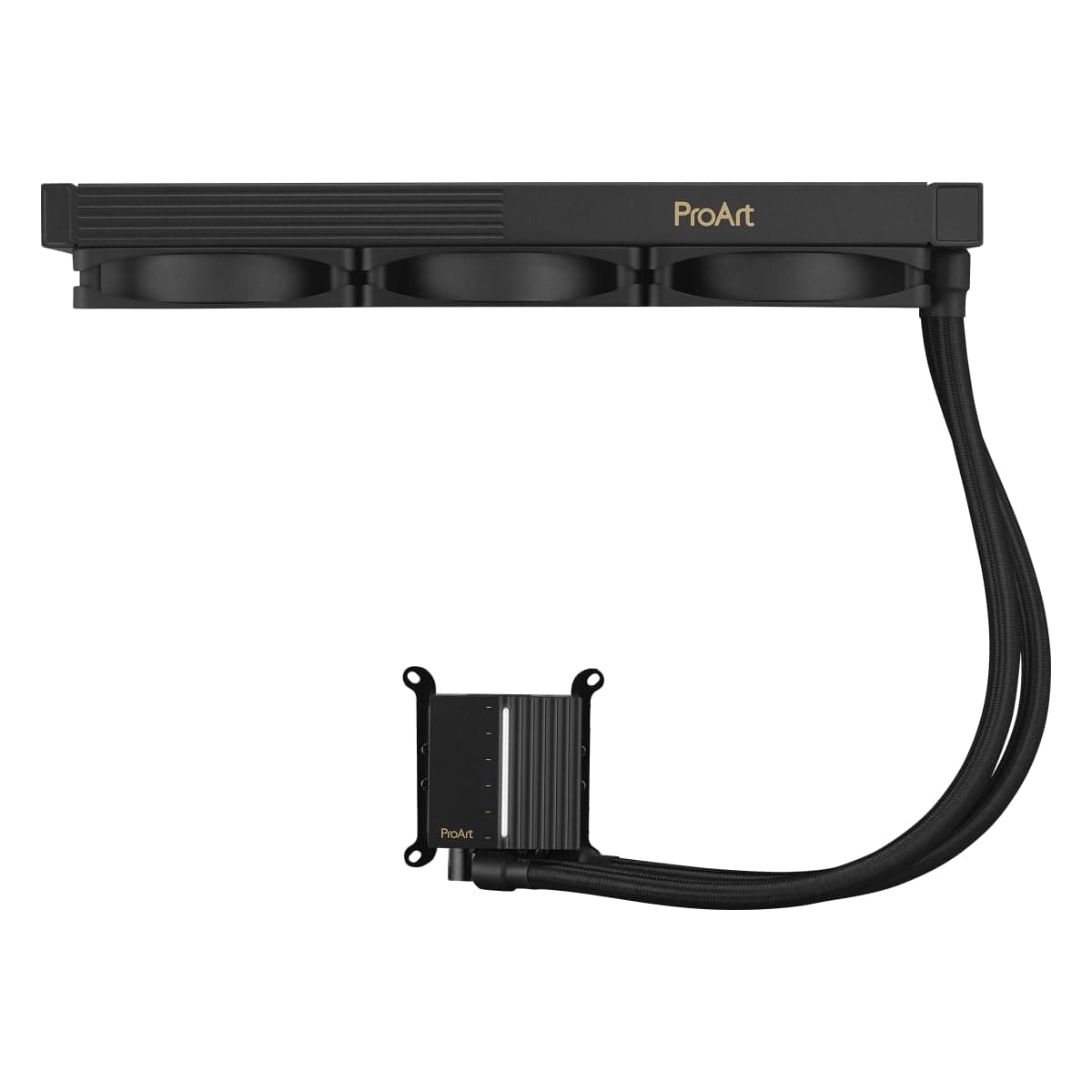 ASUS ProArt LC 360 All-in-One Flüssig-CPU-Wasserkühlung (Systemstatusanzeige, 3x Alphacool Apex Stealth Metal Power-Lüfter, 3000 U/min, 39,5 dB(A), Intel LGA 1851, 1700, 1200, 115X AMD AM5, AM4) Bild 7