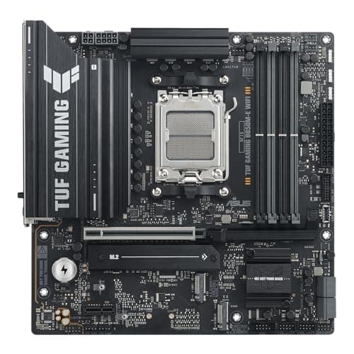 ASUS TUF Gaming B850M-E WiFi Mainboard Sockel AMD AM5 (Micro-ATX, DDR5 Speicher, PCIe 5.0, 3X M.2, WiFi 6E, Aura Sync) Bild 6