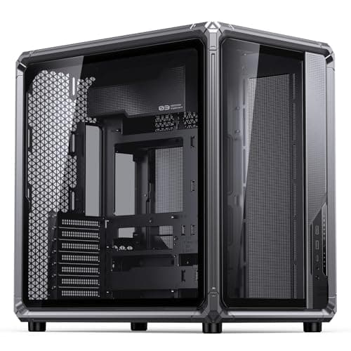 JONSBO X400 graues ATX-PC-Gehäuse, Back-Connect-Desktop-Gehäuse, MB Auxiliary Air Guidance Kühlsystem, E-Sport-Assistent, 3 Seiten SP 360 AIO, SP 427 mm GPU, ATX < 180 mm, Kompatibilität Bild 8